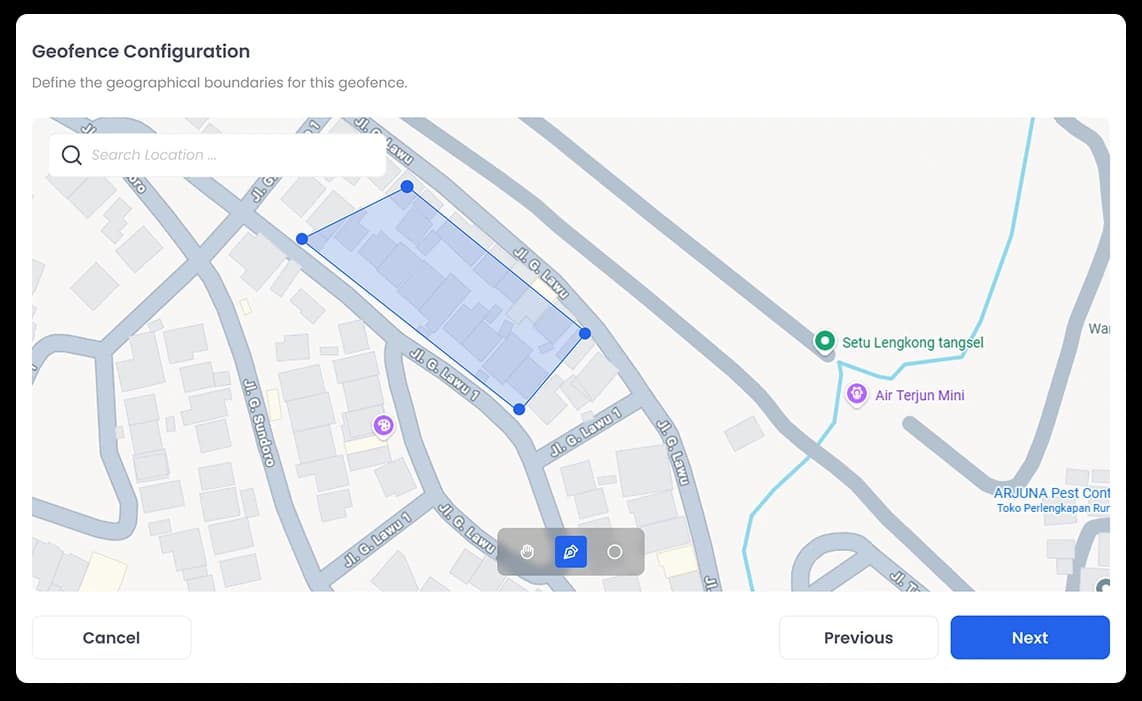 Geofencing & Alert